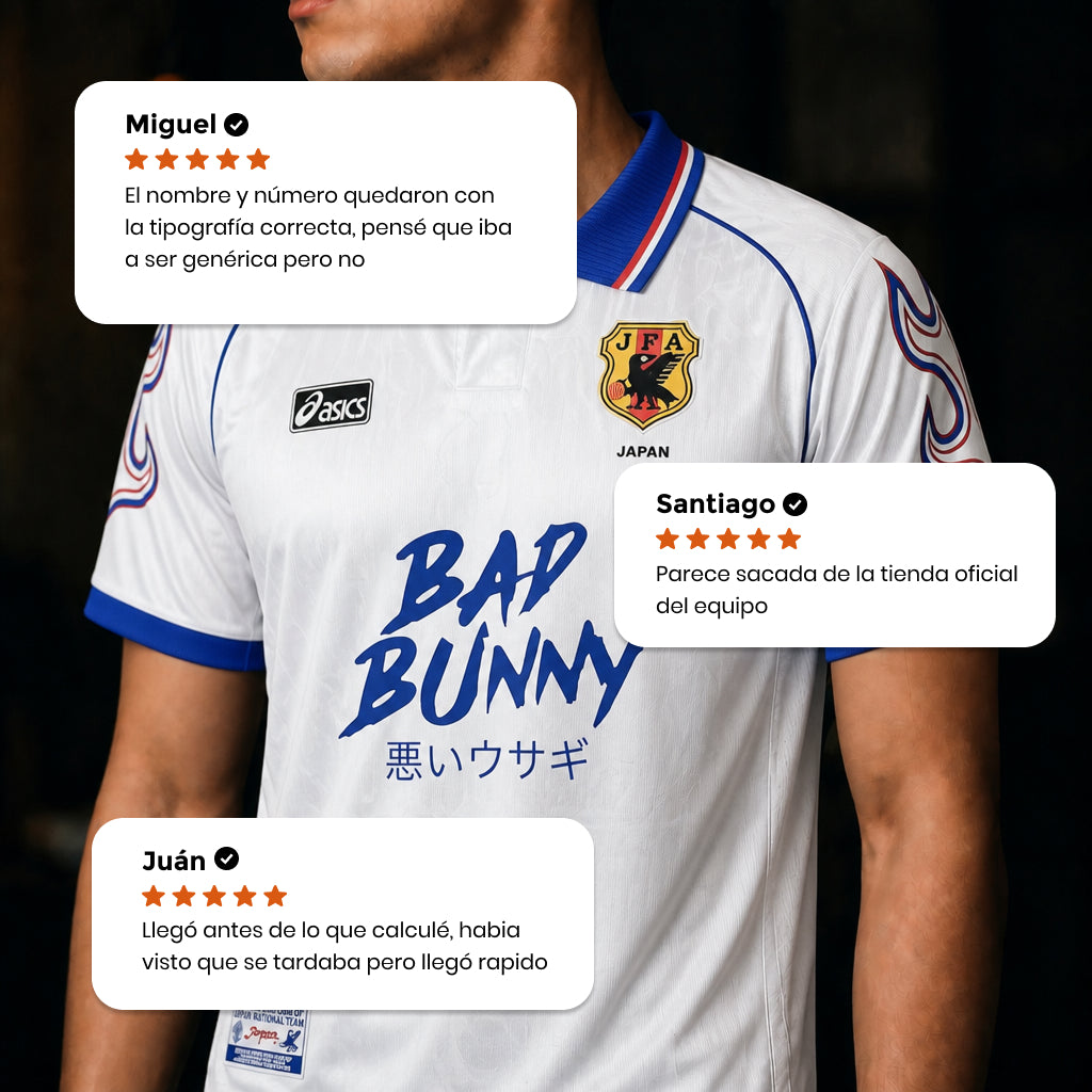 Jersey Japón 1998 Visitante Bad Bunny