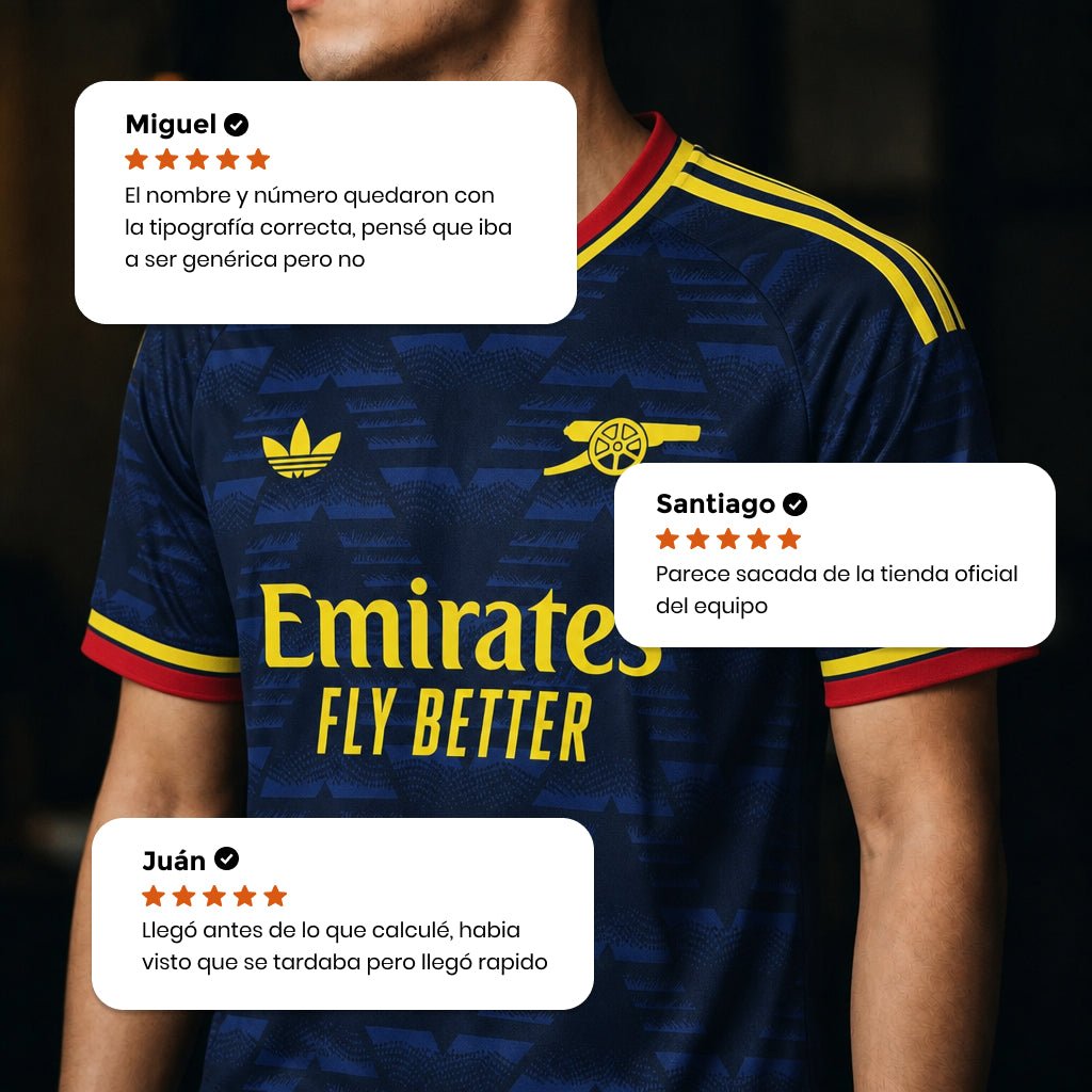Jersey Arsenal 2026/27 Visitante - Fifas Club
