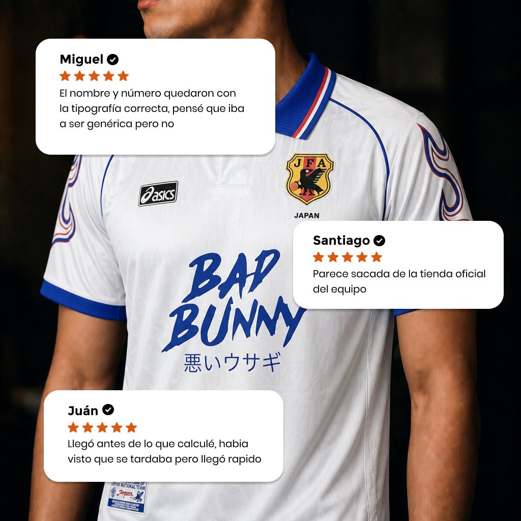 Jersey Japón 1998 Visitante Bad Bunny - Fifas Club
